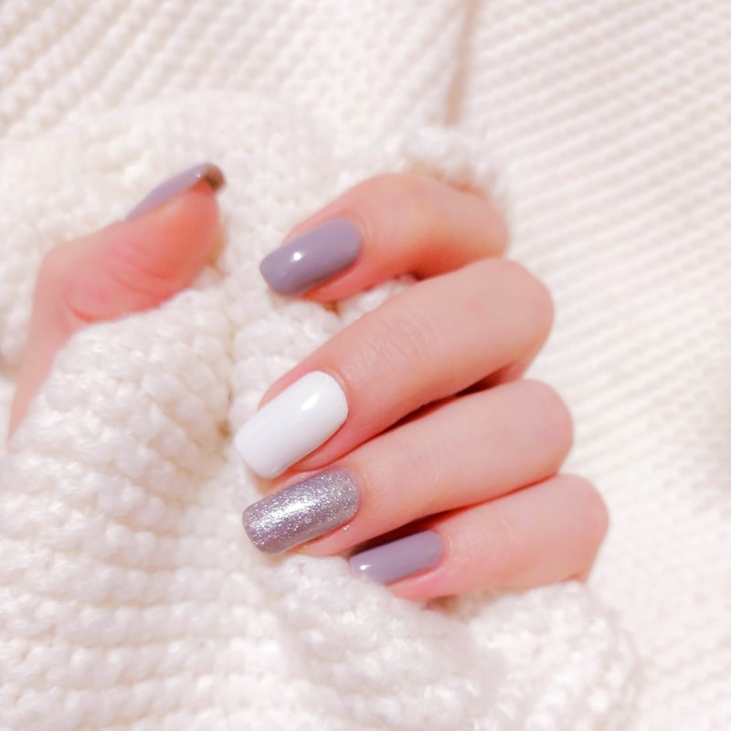 Gel nail polish collection in vibrant colors